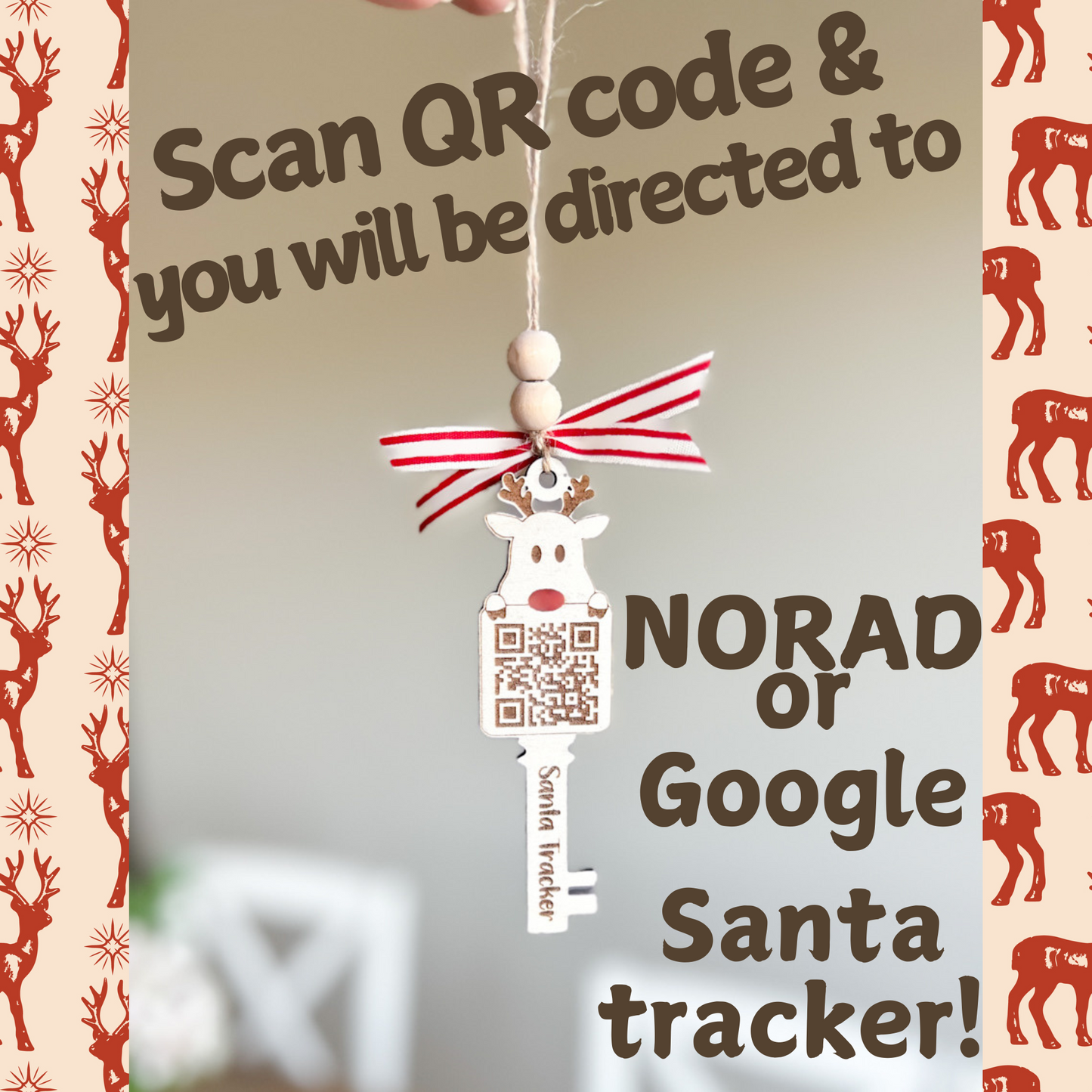 Santa tracker / kids Christmas / Santa Tracker ornament / Personalized Santa Tracker (Copy)