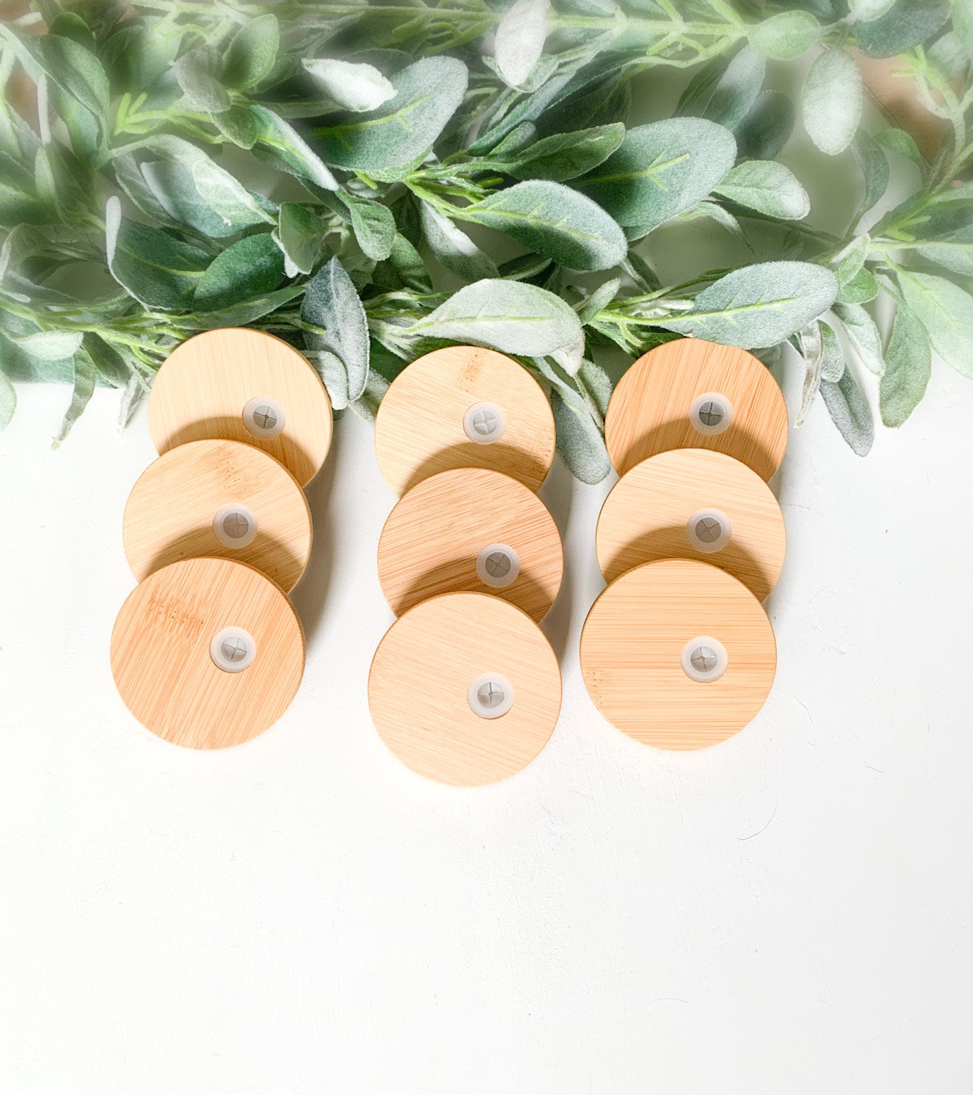 Bamboo Lids- spare lids/ Tumbler lid/ Glass can lid