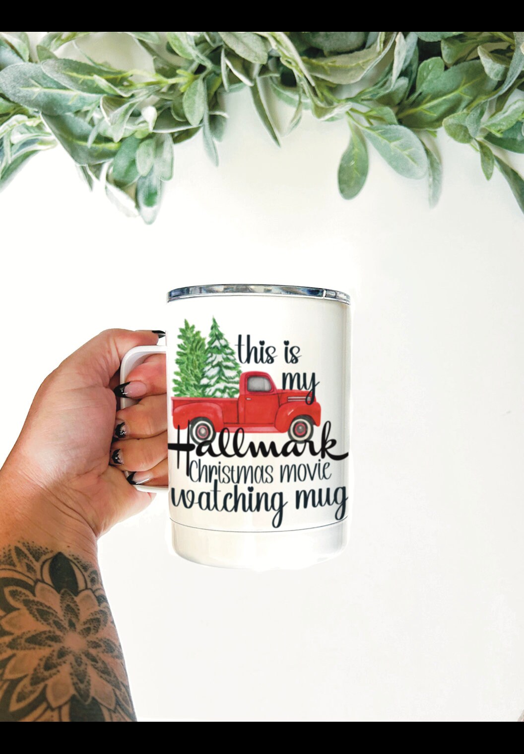 Hallmark Christmas movie watching mug/ Christmas mug/ Christmas gift