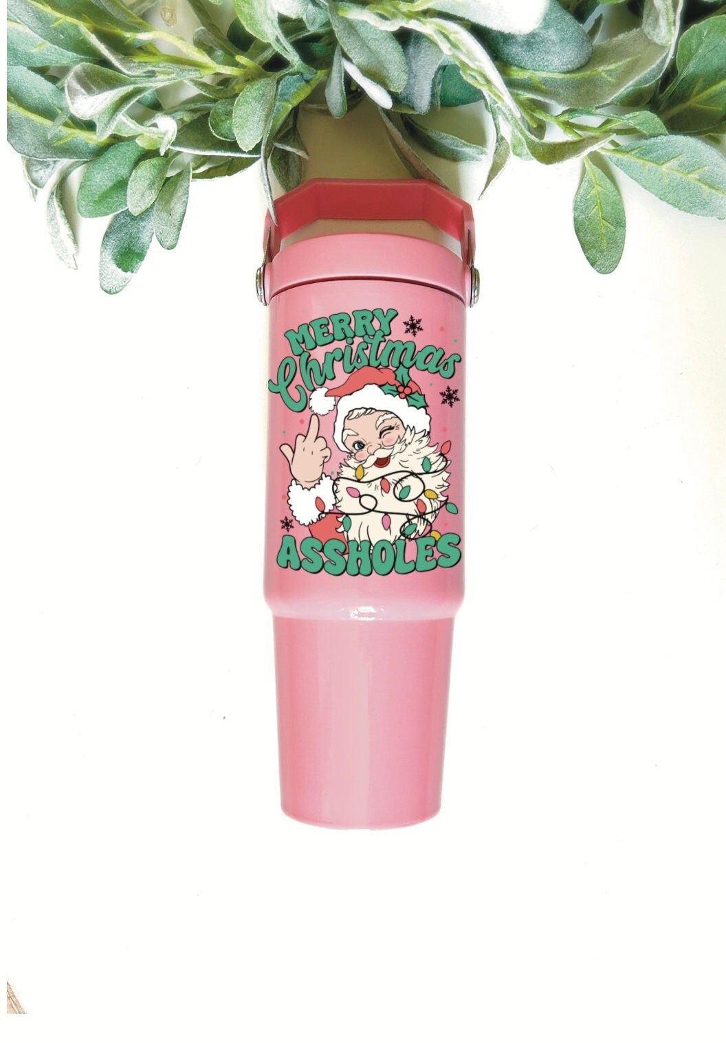 Merry Christmas *ssholes water bottle/ Christmas cup/ Christmas water bottle/ Christmas tumbler