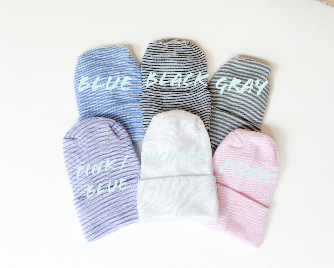 Personalized newborn beanie/ Infant hat with name/ baby hat with name/ Toddler hat with patch