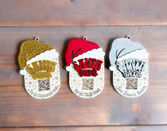 Santa tracker / kids Christmas / Santa Tracker ornament / Personalized Santa Tracker